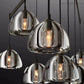 Hemisphera Modern Glass Round Chandelier 60''-Meet Lighting