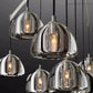 Hemisphera Modern Glass Round Chandelier 60''-Meet Lighting