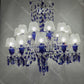 Baccarat Zenith Faunacrystopolis Blue Crystal Chandelier