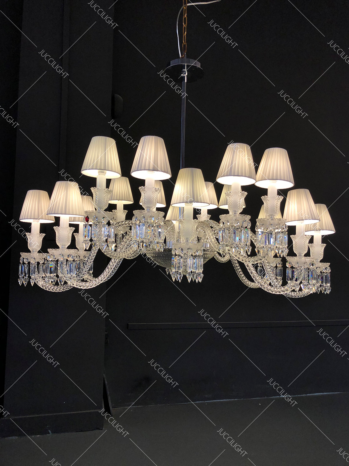 Baccarat Luxury Ellipse Crystal Chandelier