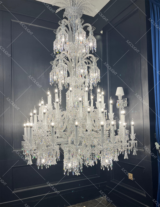 Huge Baccarat Museum Crystal Chandelier