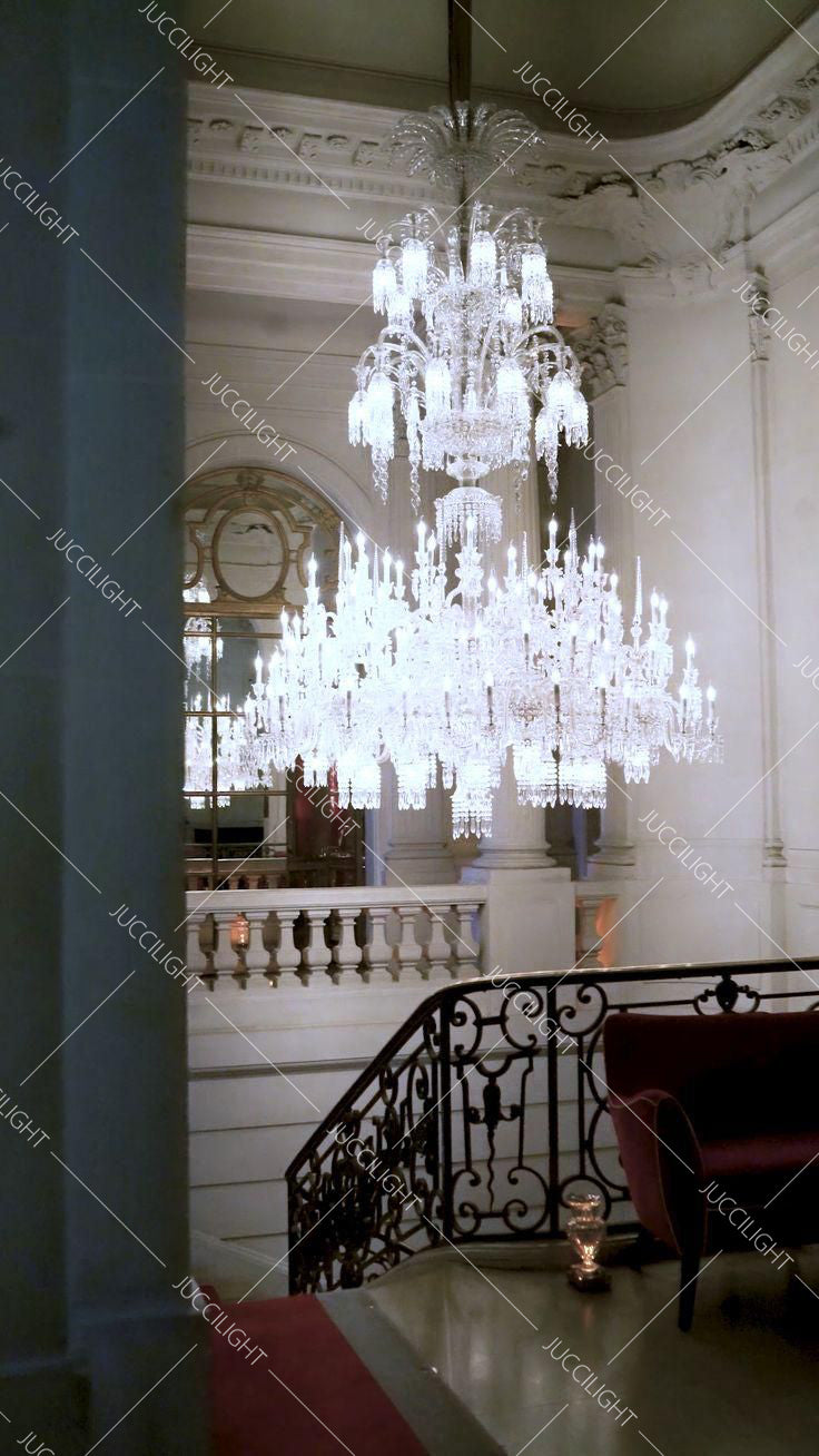 Huge Baccarat Museum Crystal Chandelier