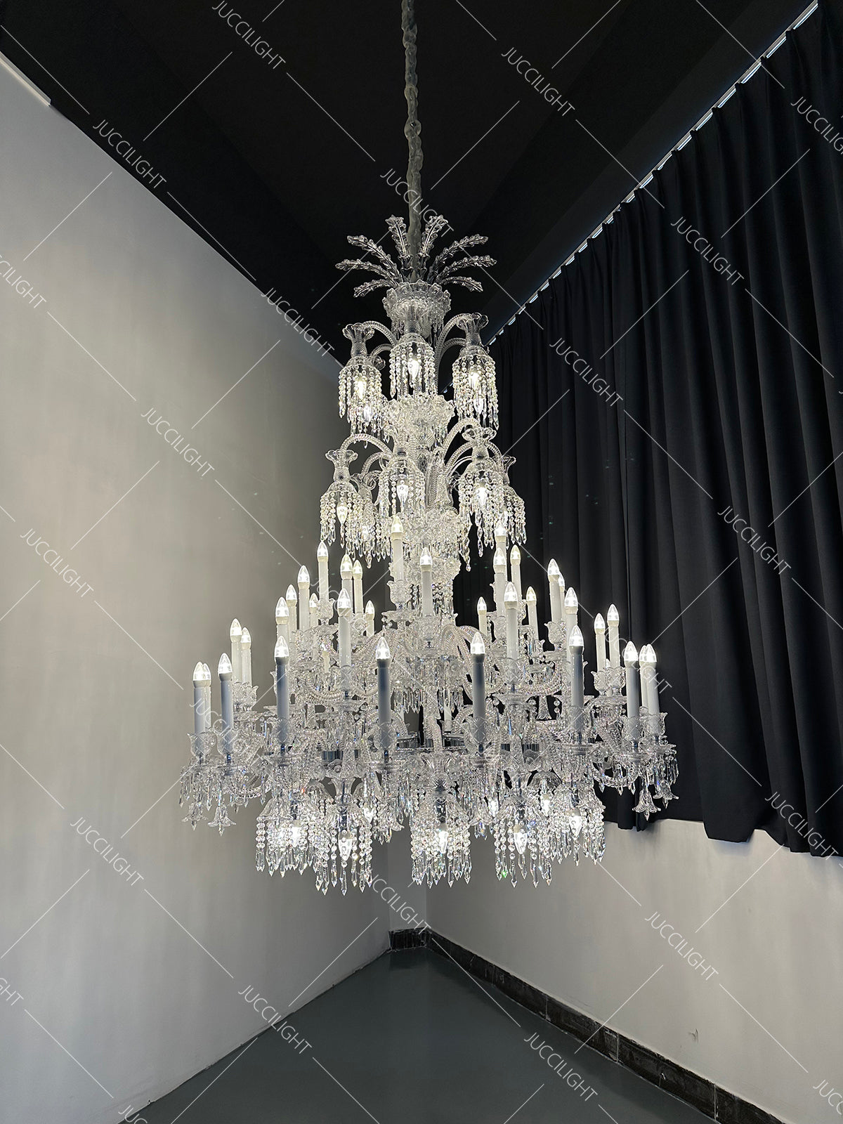 Huge Baccarat Museum Crystal Chandelier