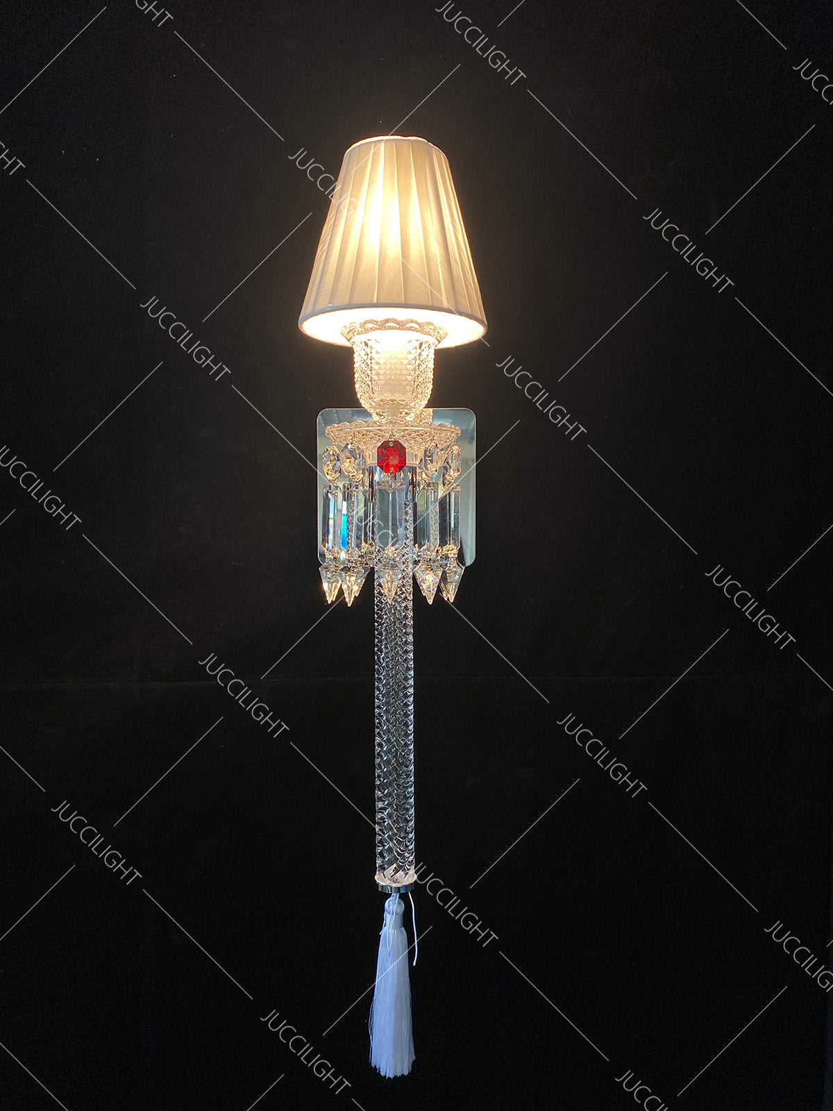 Baccarat Style Zenith Crystal Wall Sconce