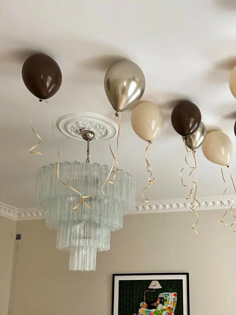 Murano Chandelier – 78 tubes – Transparent by Meetlighting