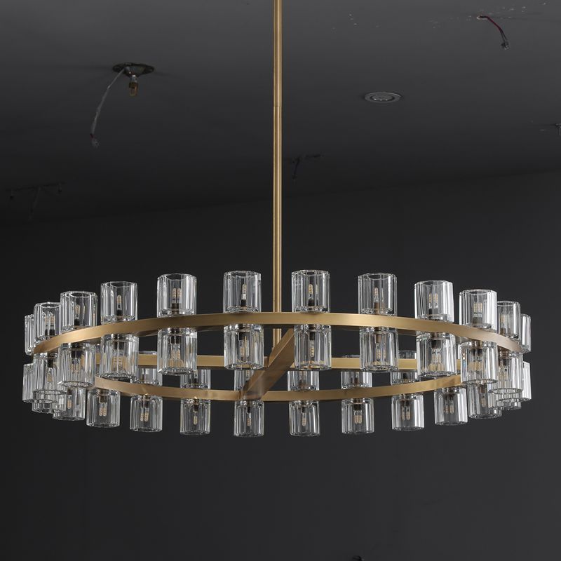 Arcachon Crystal Round Chandelier 48"-MEET LIGHTING