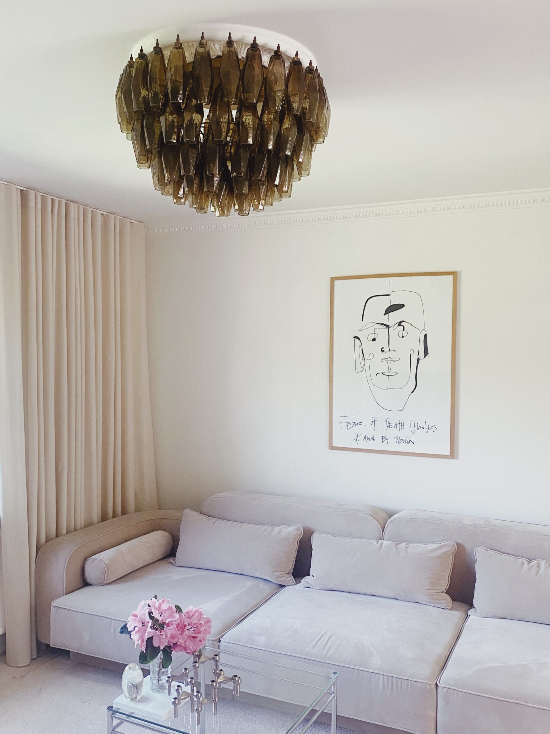Murano Chandelier – Poliedri – 84 glasses by Meetlighting
