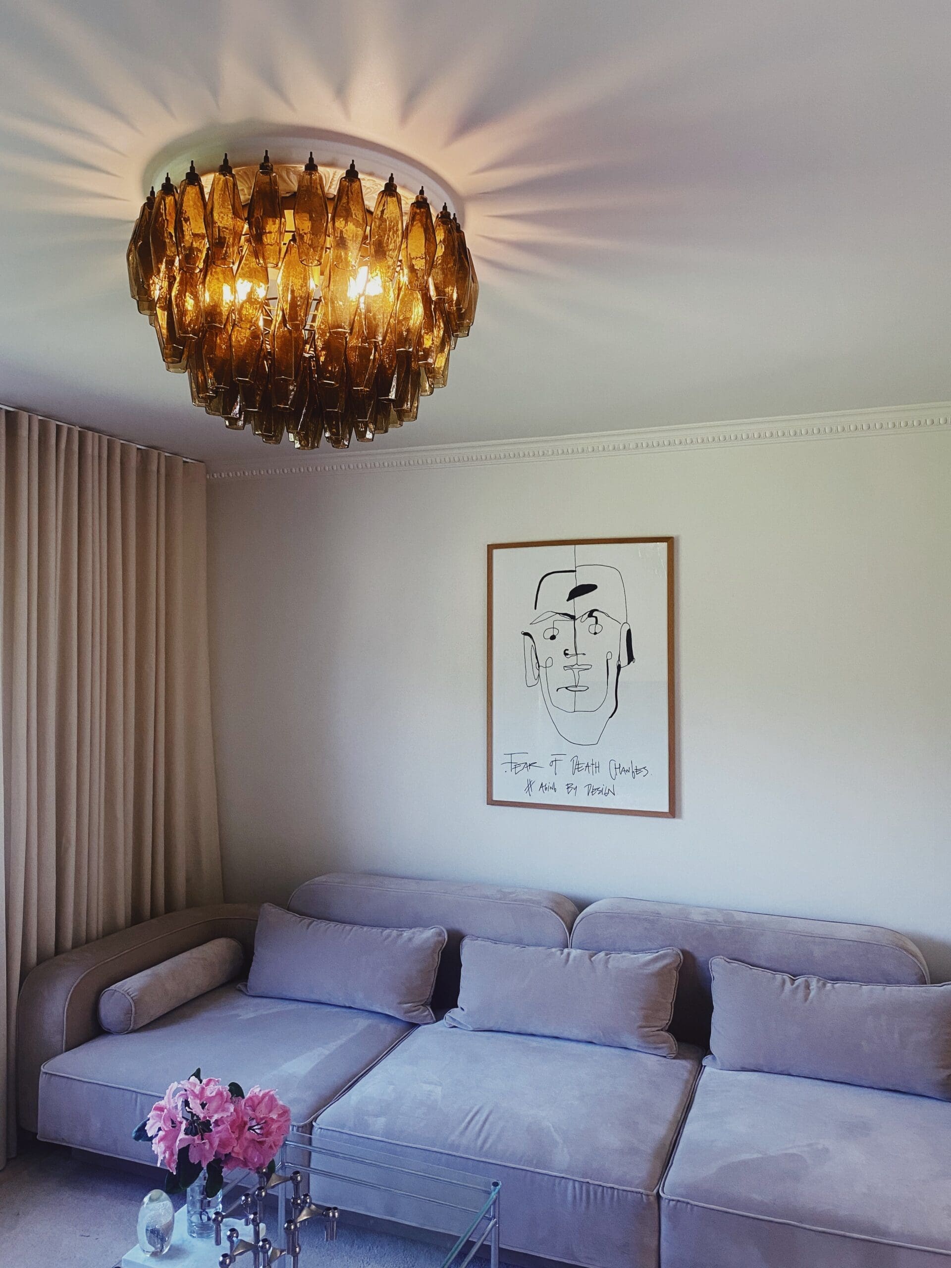 Murano Chandelier – Poliedri – 84 glasses by Meetlighting