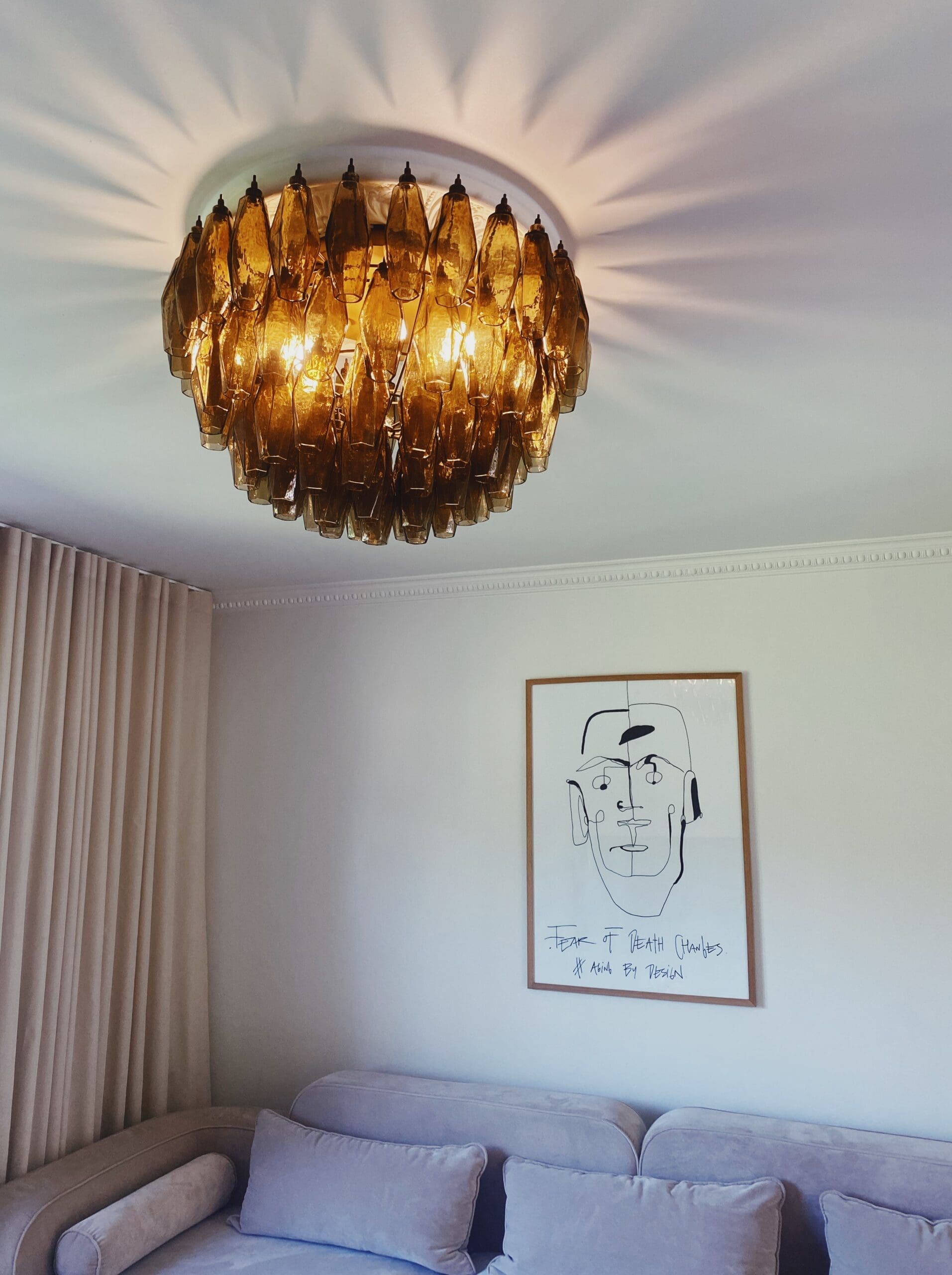 Murano Chandelier – Poliedri – 84 glasses by Meetlighting