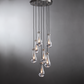 Modern Luxury Raindrop Round Chandelier,Raindrop Pendant Chandelier