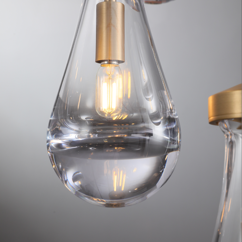 Modern Luxury Raindrop Round Chandelier,Raindrop Pendant Chandelier