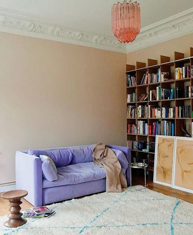 Murano Chandelier – Quadriedri – 47 prisms – Pink