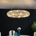 Iissabelle Flower Crystal Chandelier-MEET LIGHTING