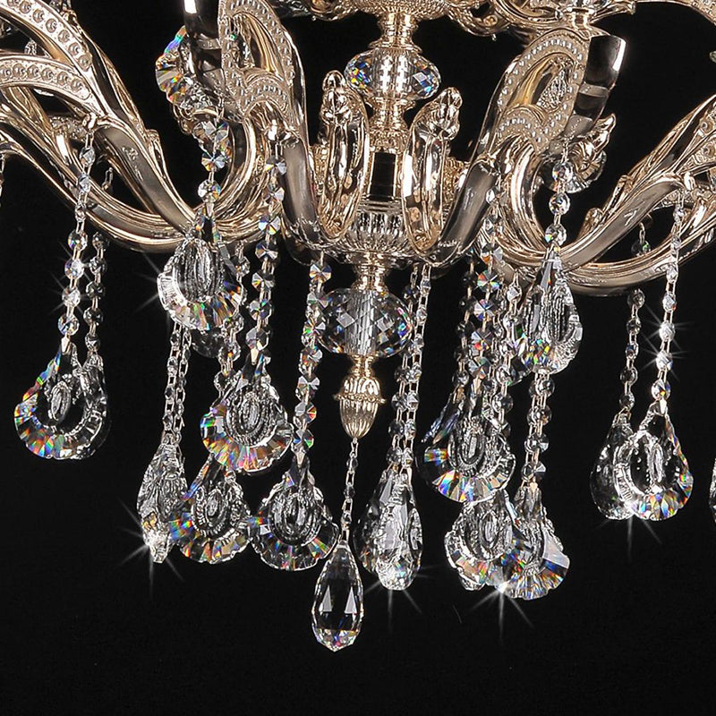 Maria Crystal Classic Chandelier 44" 18 Lights - Meet Lighting