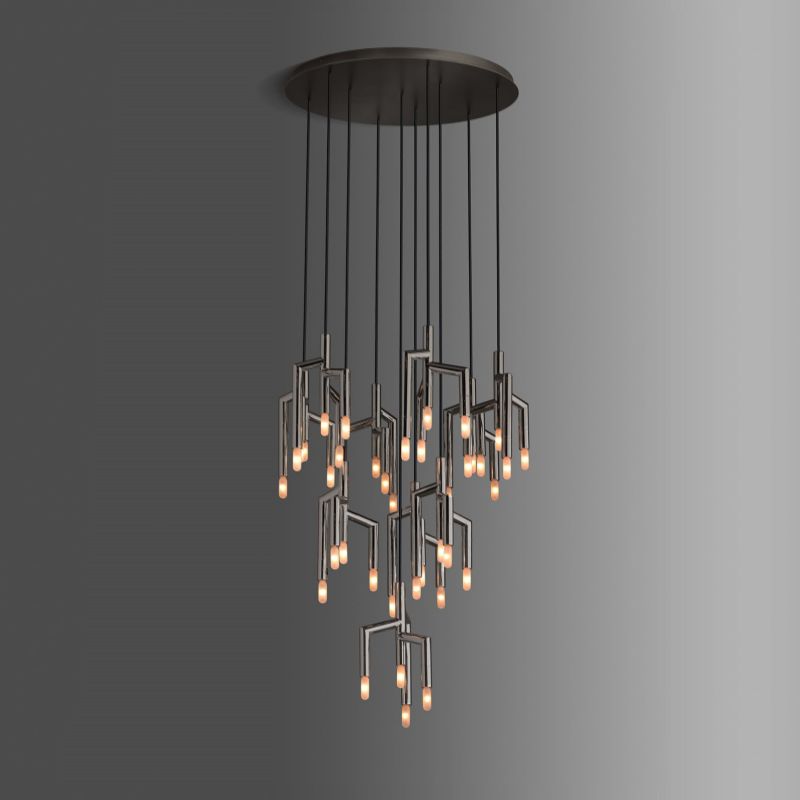 Jarvis 10 Lights Cirular Chandelier-Meet Lighting