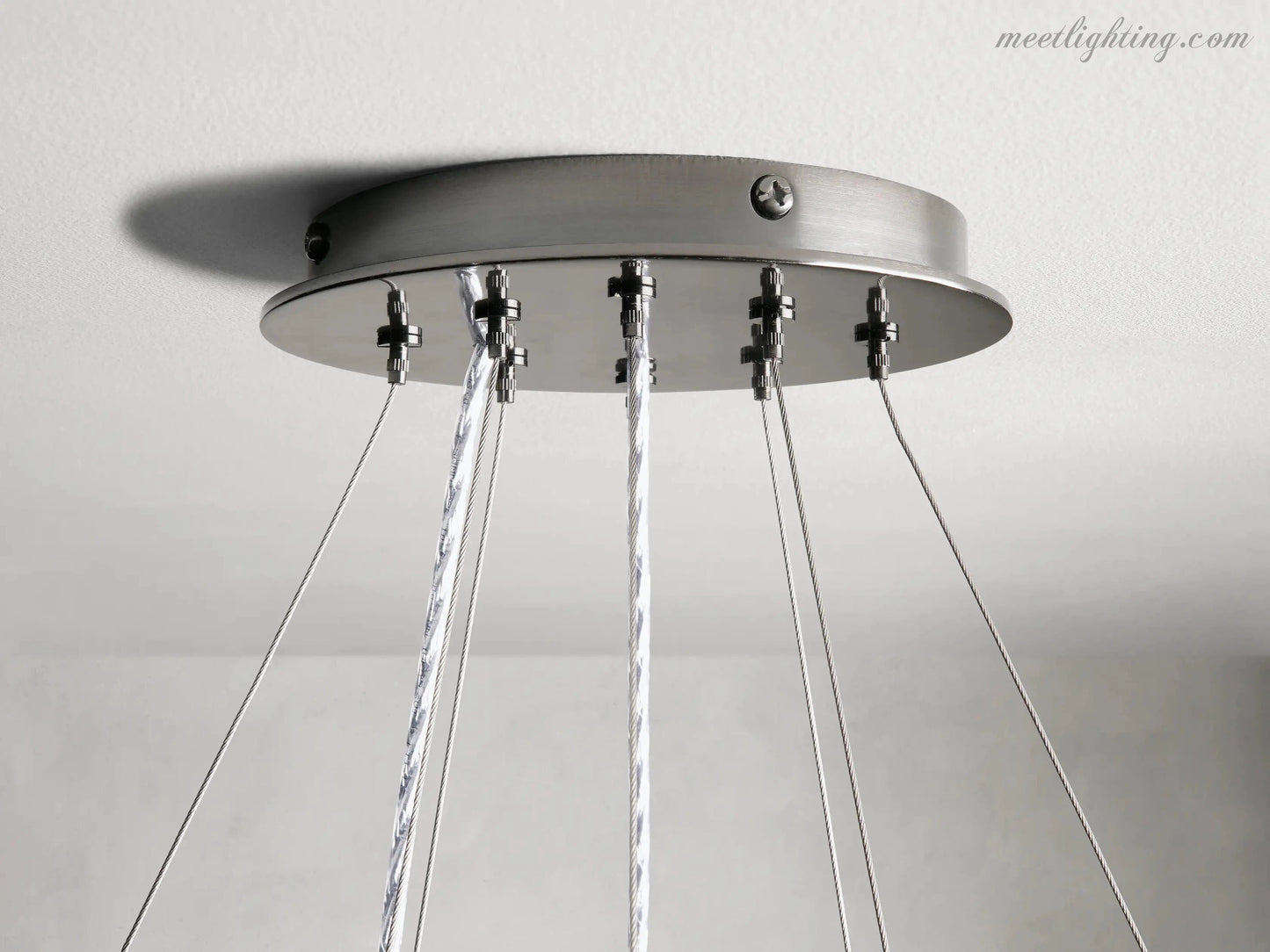 Jeunet 2-Tier Round Chandelier-Meet Lighting