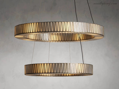 Jeunet 2-Tier Round Chandelier-Meet Lighting