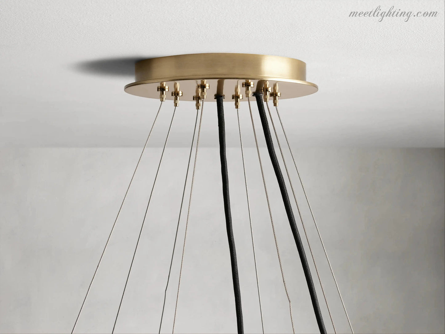 Jeunet 2-Tier Round Chandelier-Meet Lighting