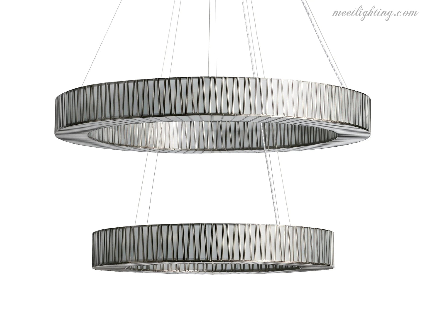 Jeunet 2-Tier Round Chandelier-Meet Lighting