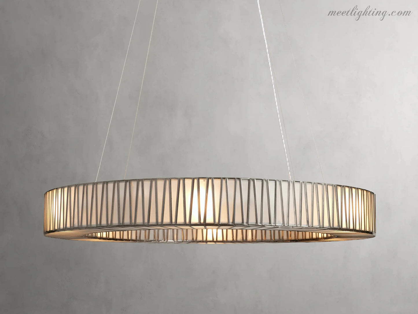 Jeunet Round Chandelier-Meet Lighting