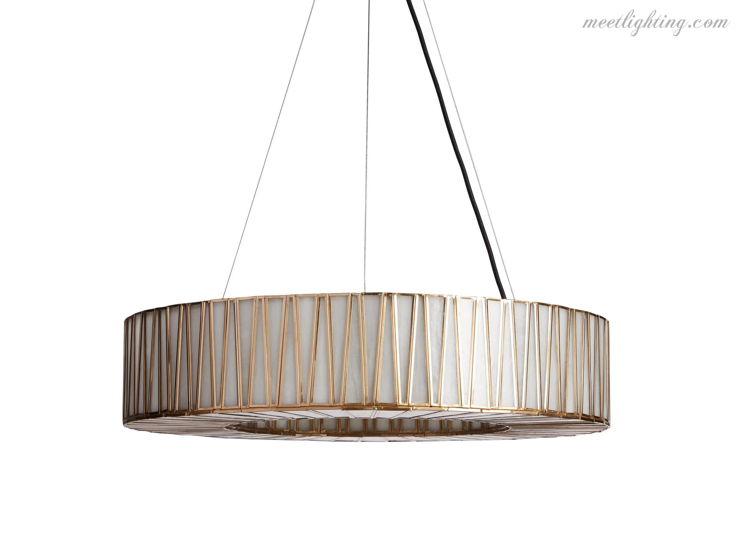 Jeunet Round Chandelier-Meet Lighting