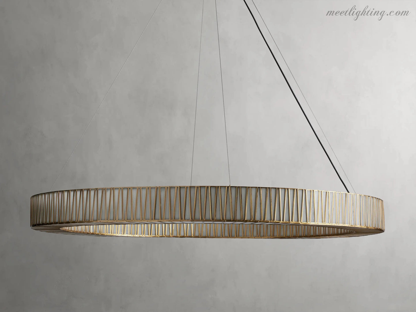 Jeunet Round Chandelier-Meet Lighting