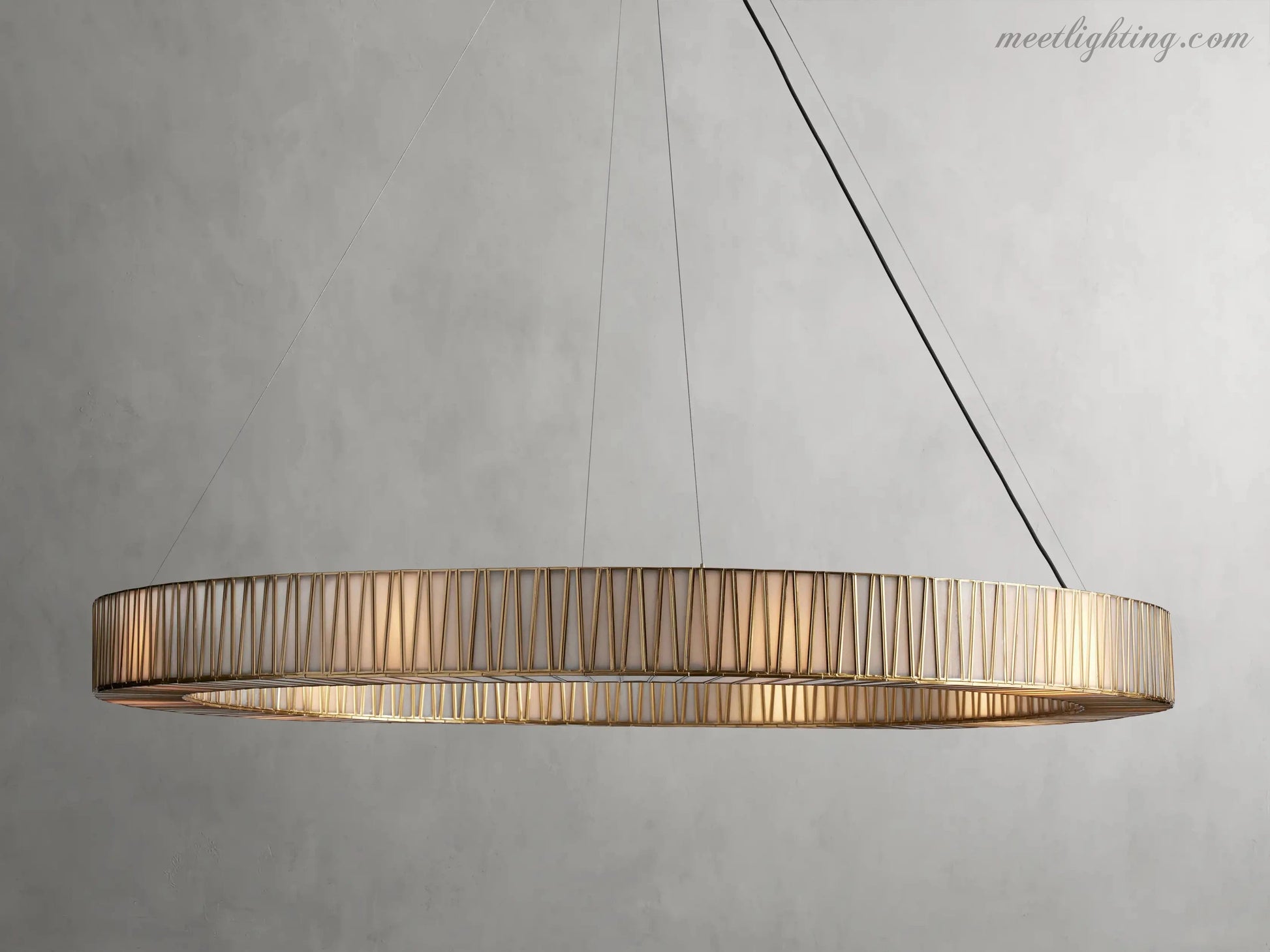 Jeunet Round Chandelier-Meet Lighting