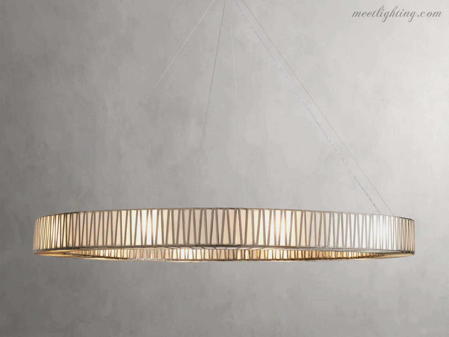 Jeunet Round Chandelier-Meet Lighting