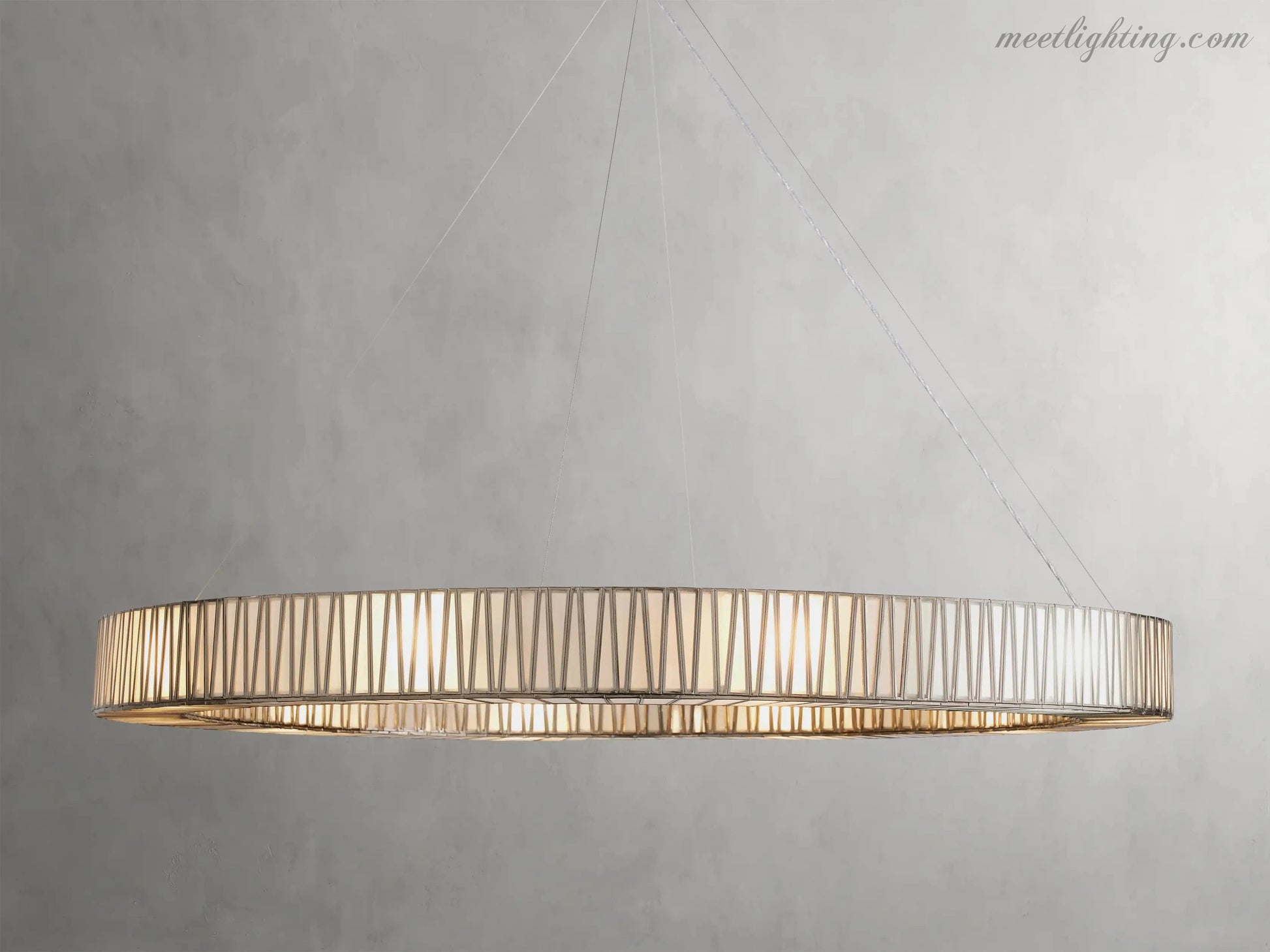 Jeunet Round Chandelier-Meet Lighting