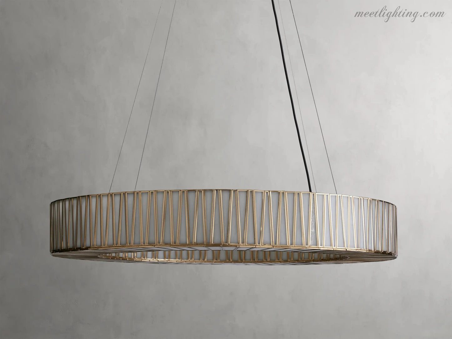 Jeunet Round Chandelier-Meet Lighting