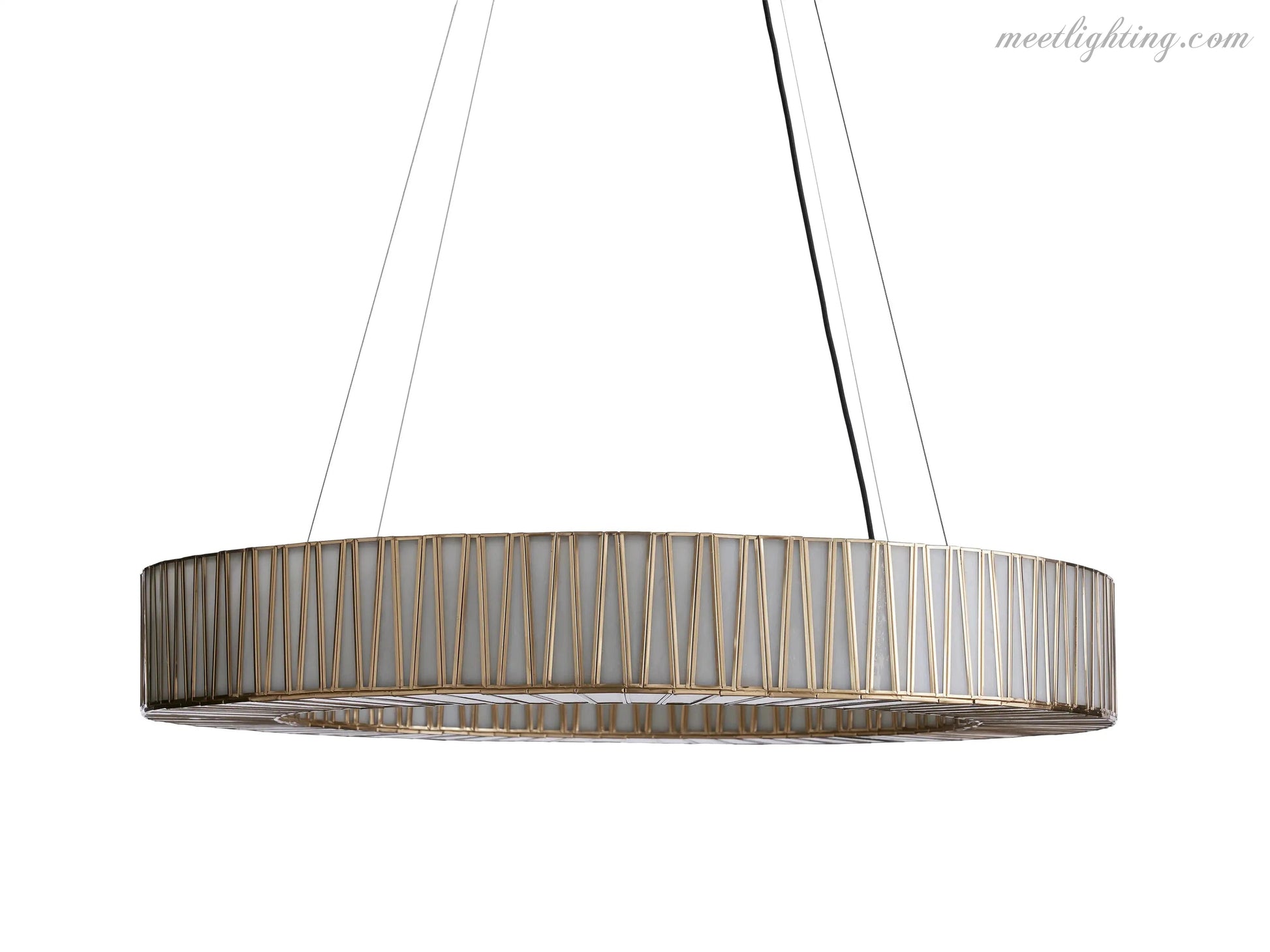 Jeunet Round Chandelier-Meet Lighting