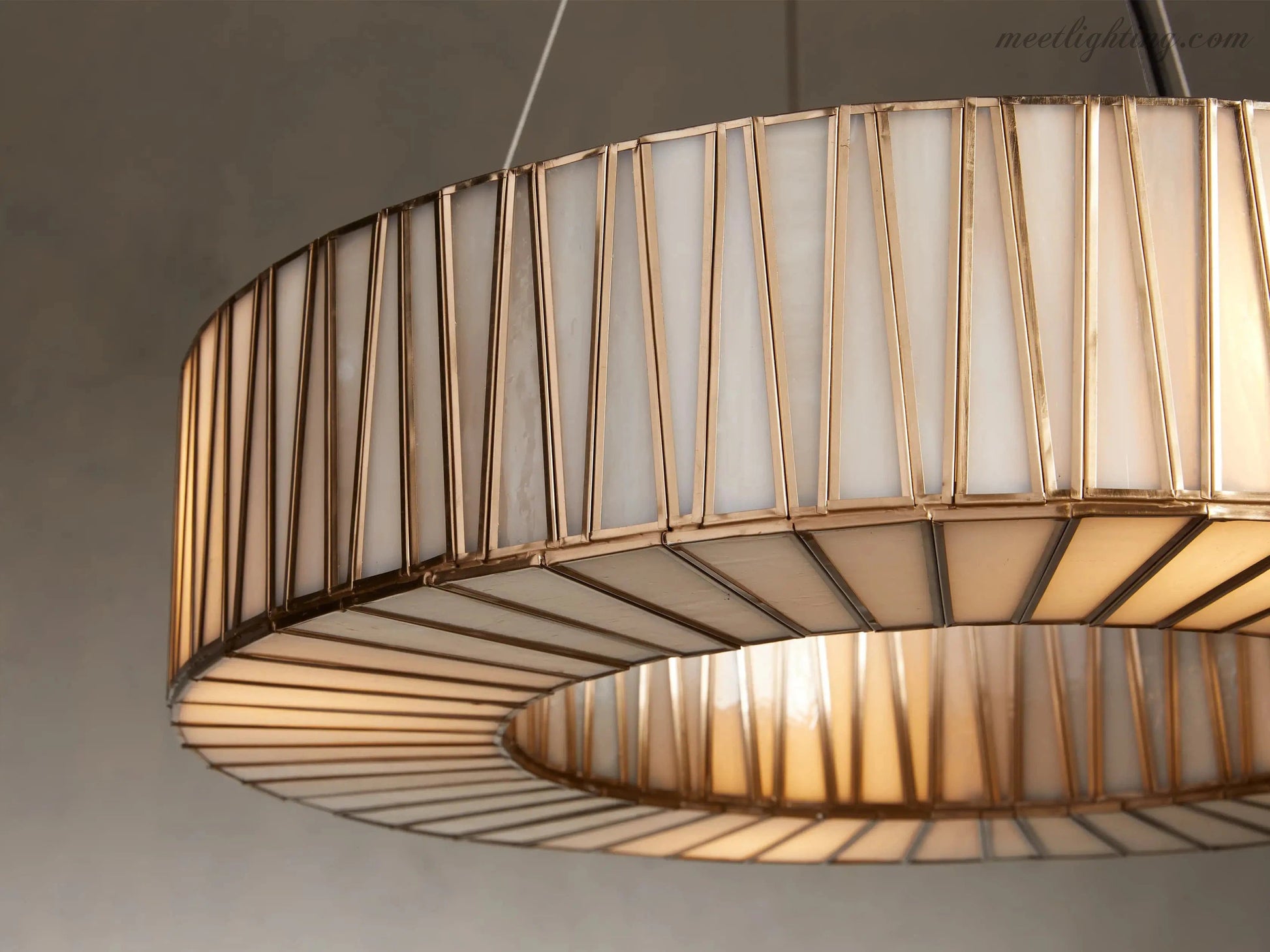 Jeunet Round Chandelier-Meet Lighting