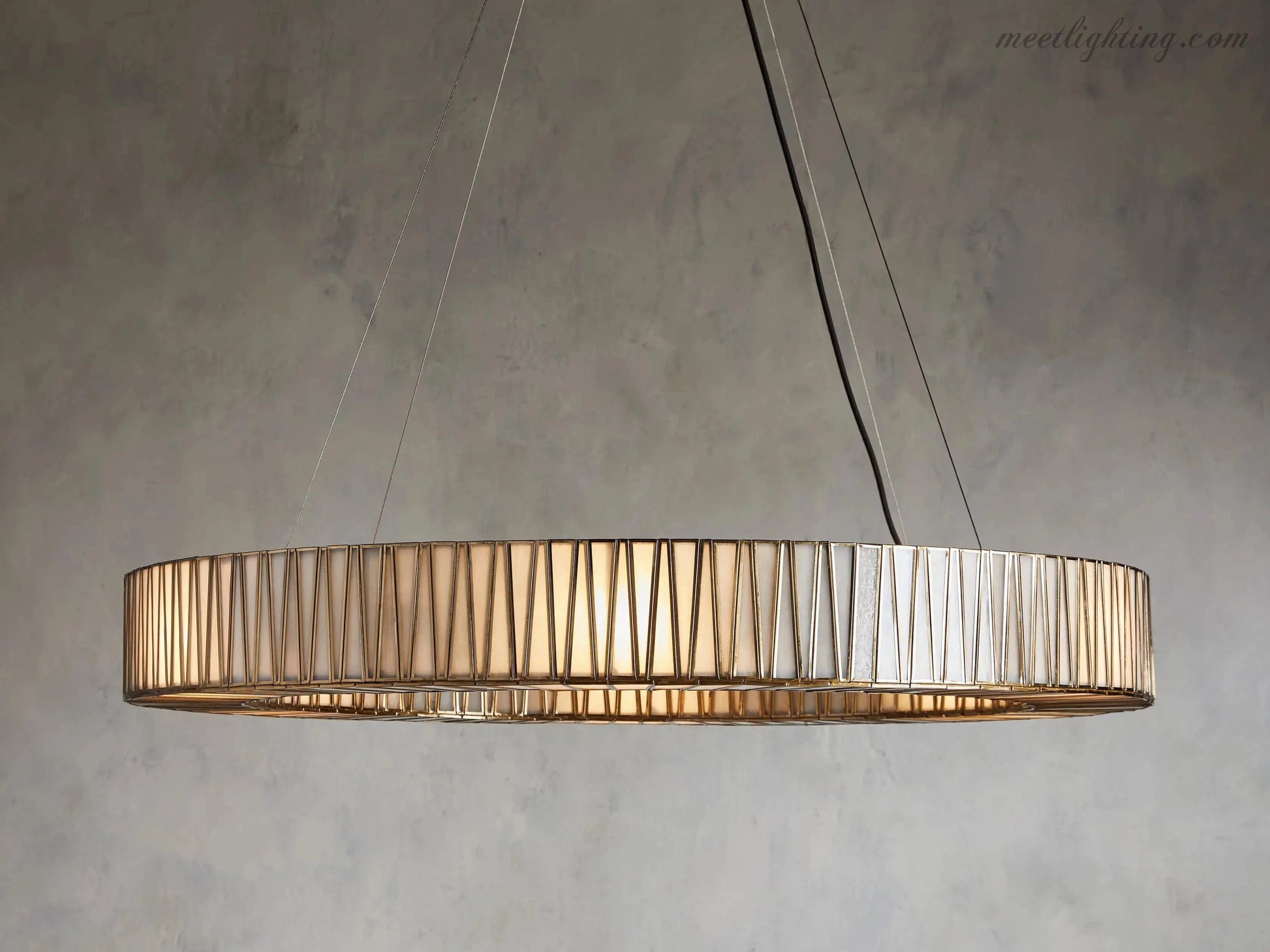 Jeunet Round Chandelier-Meet Lighting