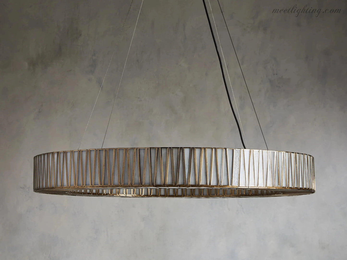 Jeunet Round Chandelier-Meet Lighting