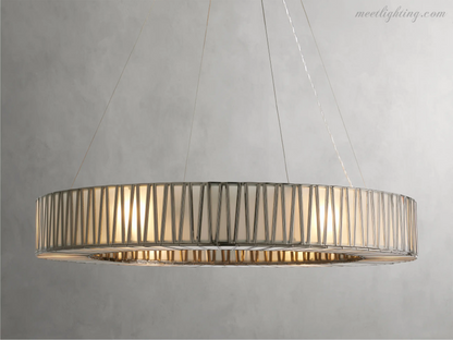 Jeunet Round Chandelier-Meet Lighting