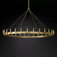 Camino Vintage Candelabra/Filament Round Chandelier