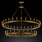 Camino Vintage Candelabra/Filament Round Chandelier