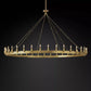 Camino Vintage Candelabra/Filament Round Chandelier