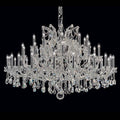 40 lights chrome maria crystal chandelier