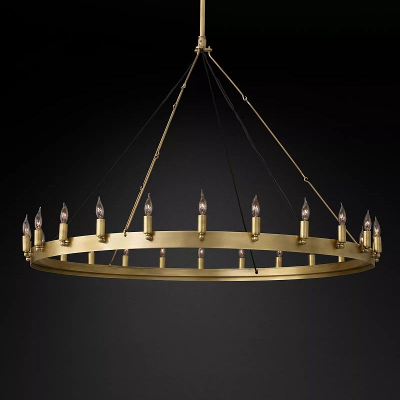 Camino Vintage Candelabra Round Chandelier - thebelacan