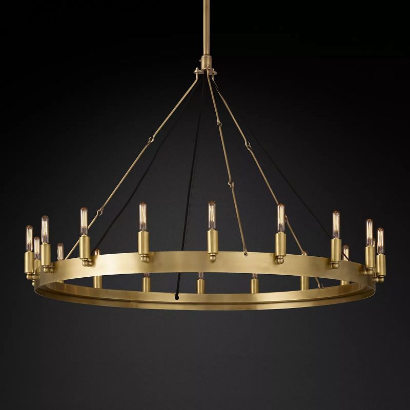 Camino Vintage Filament Round Chandelier - thebelacan