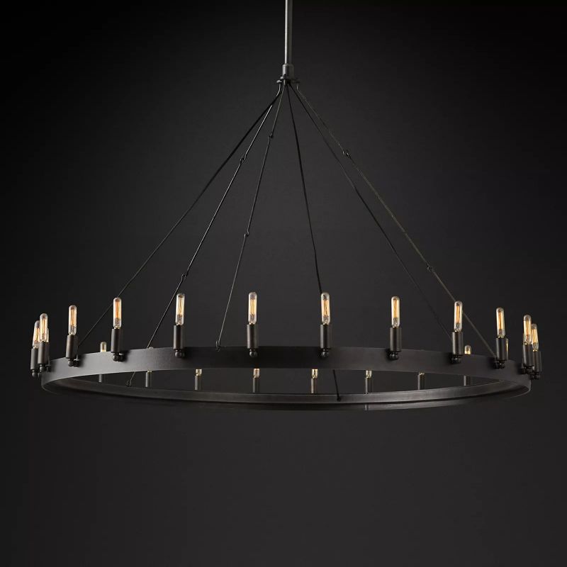 Camino Vintage Filament Round Chandelier - thebelacan