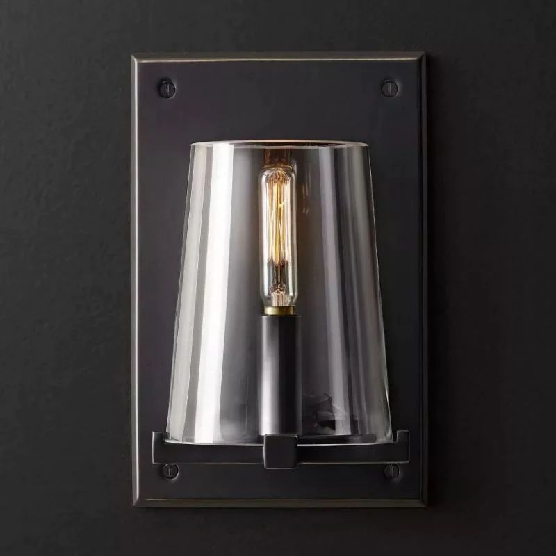 Karous Glass Wall Sconce-Meet Lighting