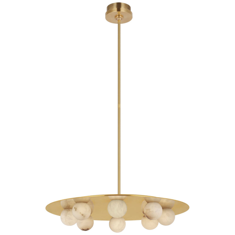 Kelly Wearstler Alabaster Pertica 24" Chandelier-MEET LIGHTING