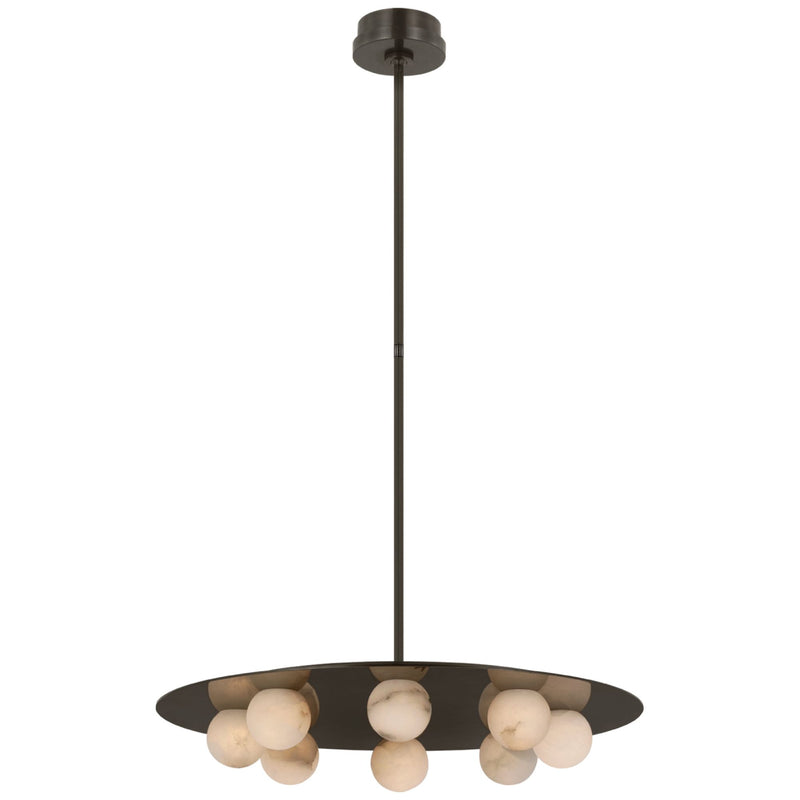 Kelly Wearstler Alabaster Pertica 24" Chandelier-MEET LIGHTING