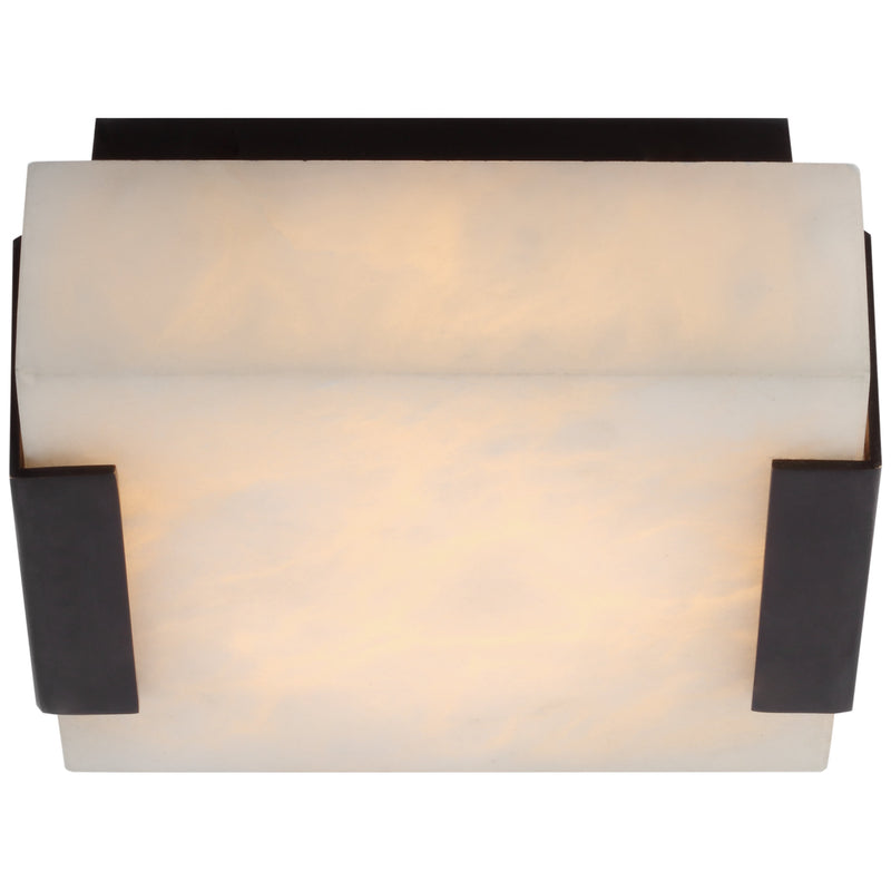 Kelly Wearstler Covet Low Clip Alabaster Flushmount-Meet Lighting