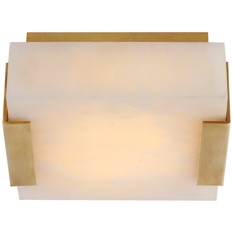 Kelly Wearstler Covet Low Clip Alabaster Flushmount-Meet Lighting