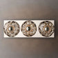 Boule Glass Linear Short Wall Sconce