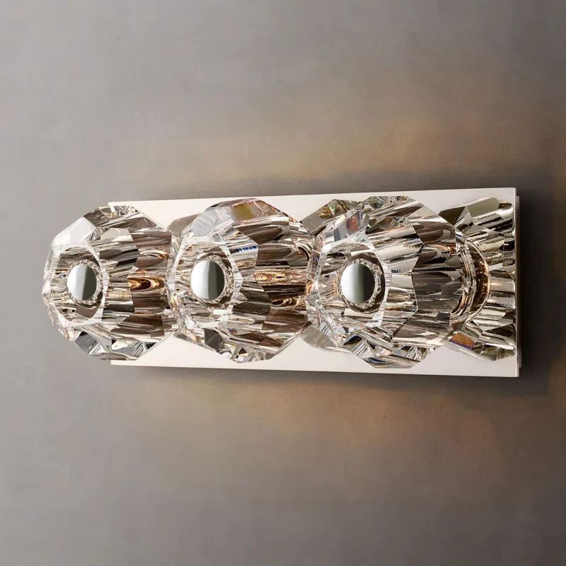 Boule Glass Linear Short Wall Sconce