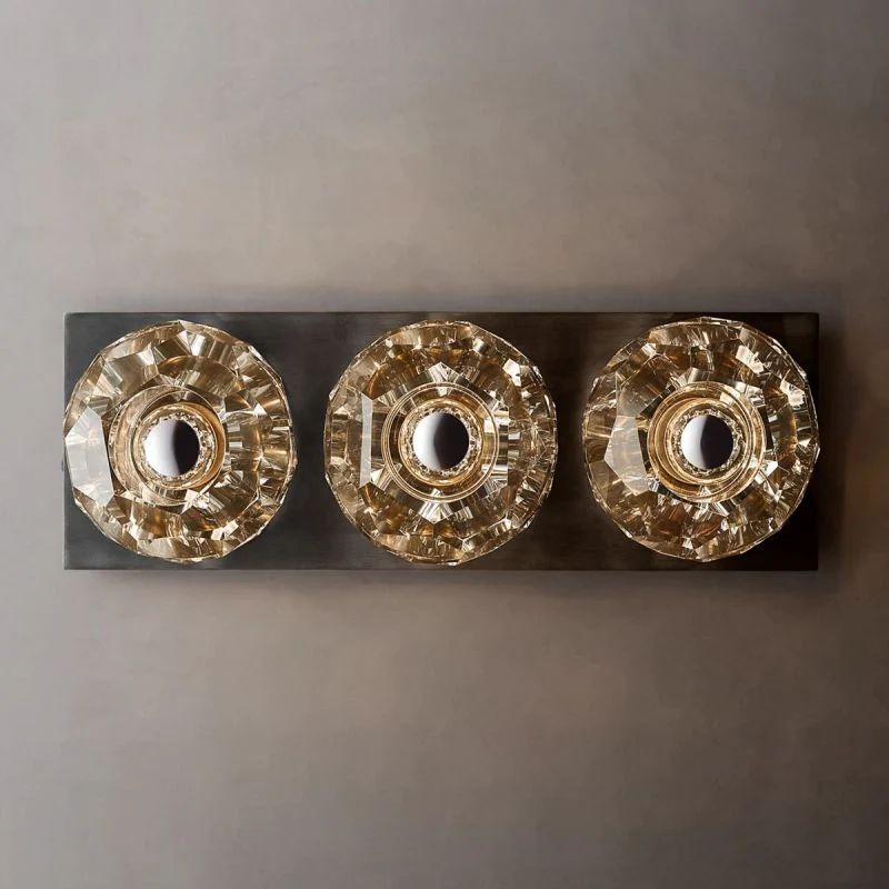 Boule Glass Linear Short Wall Sconce